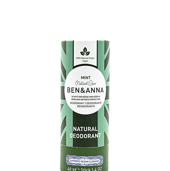 Ben Anna Vegan Mint Natural Deodorant 40 gr